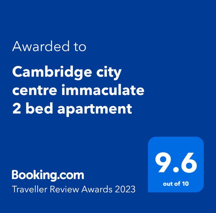 Cambridge City Centre Immaculate 1 Bed Apartment Экстерьер фото